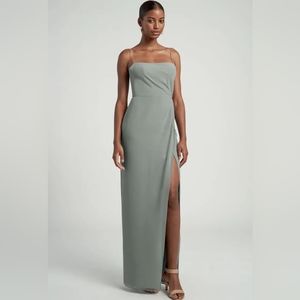 Jenny Yoo Demi dress in eucalyptus size 6